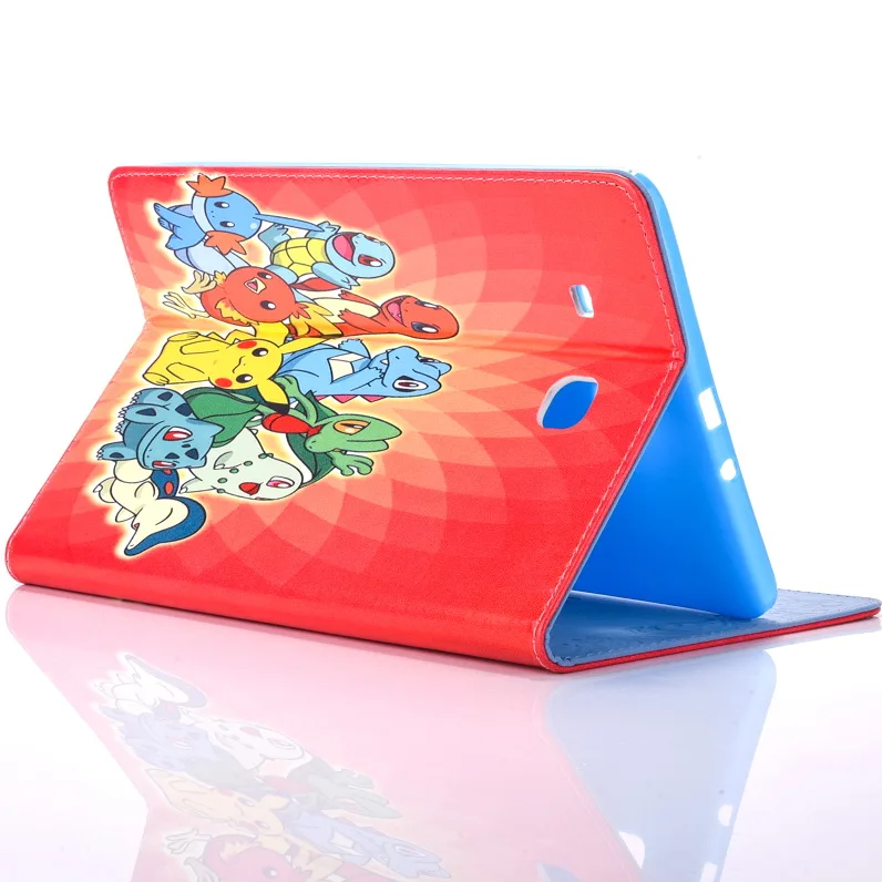 Чехол для samsung Galaxy Tab A 10," T580 T585 T580N чехол Pokemon Go Милый Пикачу чехол для планшета откидная подставка оболочка coque para