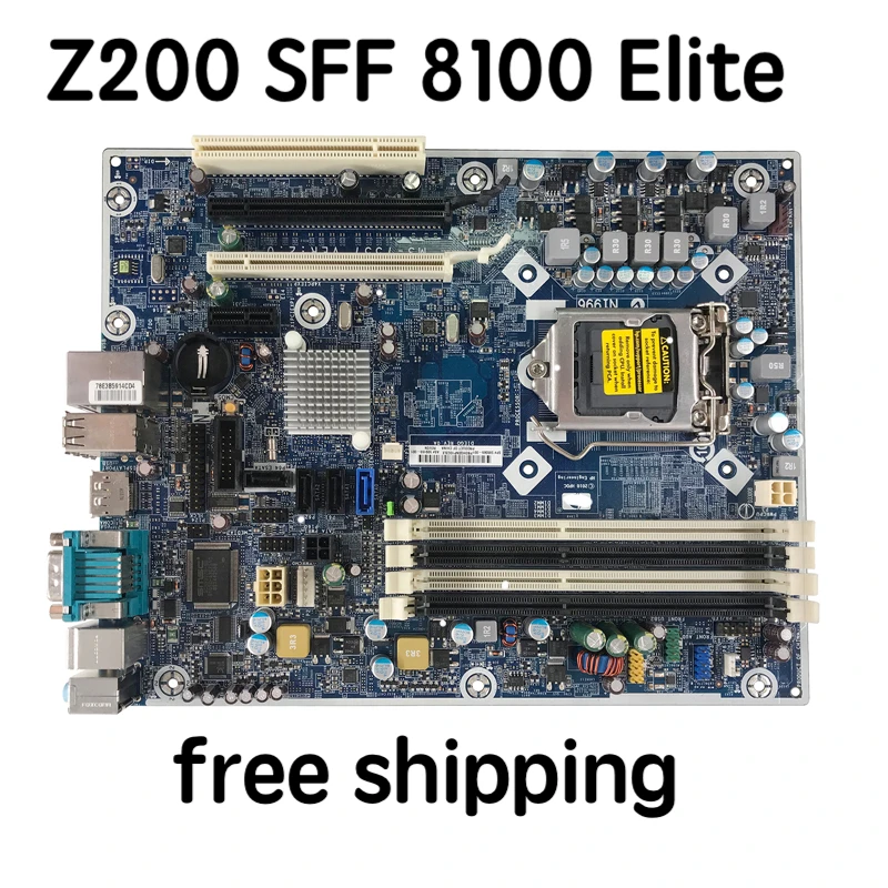 MS-7557 для HP Z200 SFF 8100 Elite настольная Motherboard599169-001/599369-001 материнская плата 100%