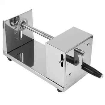 

kitchenware Vegetable Tool Stainless Steel Hand Crank Manual Spiral Potato Twisters Vegetable Cutter Slicing Tool Kitchen