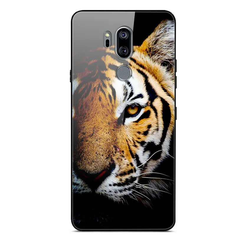 Чехол для LG G7 ThinQ из закаленного стекла, планета космос, чехол для LG G7 ThinQ LG G7+ стеклянный чехол для LG G 7 ThinQ G710EM G710N Capa