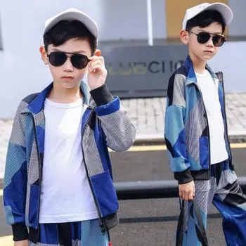 

2020 New Toddler Boys Spring Clothes Set Toddler Kids Clothing Sets Sweatshirts Coat + Pants 2 Pcs/set 6 8 10 12 14 Cocuk Giyim