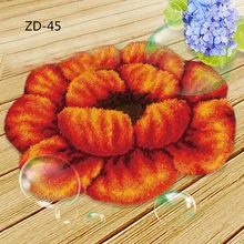 Животные цветочный узор защелка крюк ковер наборы с базовыми инструментами DIY подушка ковер делая посылка@ LS