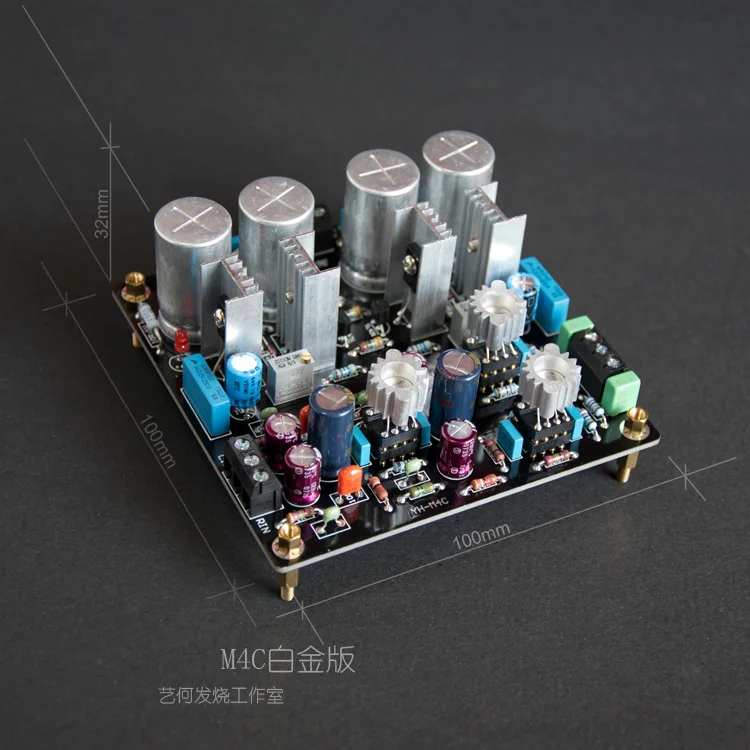 Собрать M4C HIFI OPA2604AP OPA2134PA op amp массив предусилителя/доска предварительного усилителя