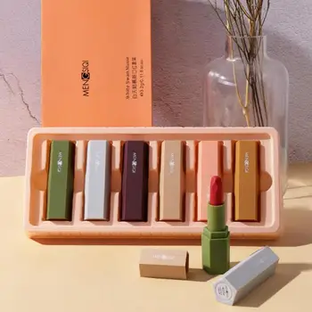 

6 Colors Tomato Caramel Matte Lipstick lipstick Waterproof Long Lasting Nude Lipsticks Women Fashion Lip Makeup