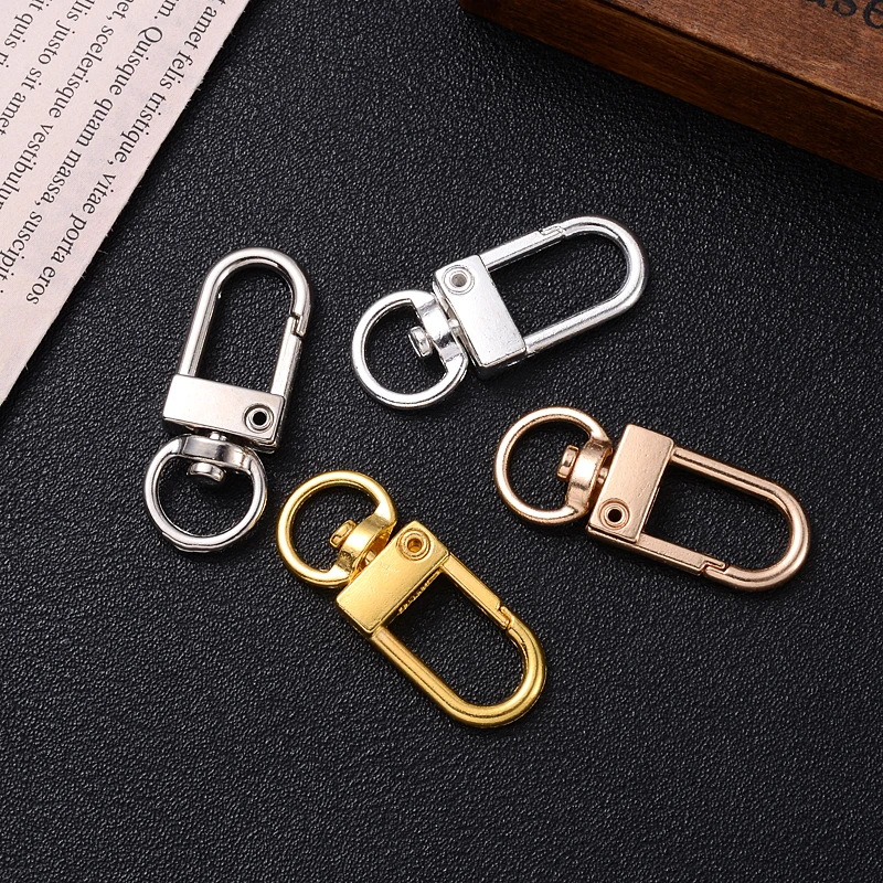 10Pcs/Lot 12x33mm Snap Lobster Clasp Hooks Metal Alloy Buckle for Keychain Neckalce Bracelet Jewelry Making Findings Supplies | Украшения и
