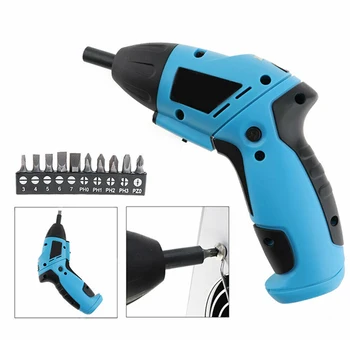 

Rechargeable 6V Compact Cordless Electric Screwdriver LED Bit Drill Equipment
