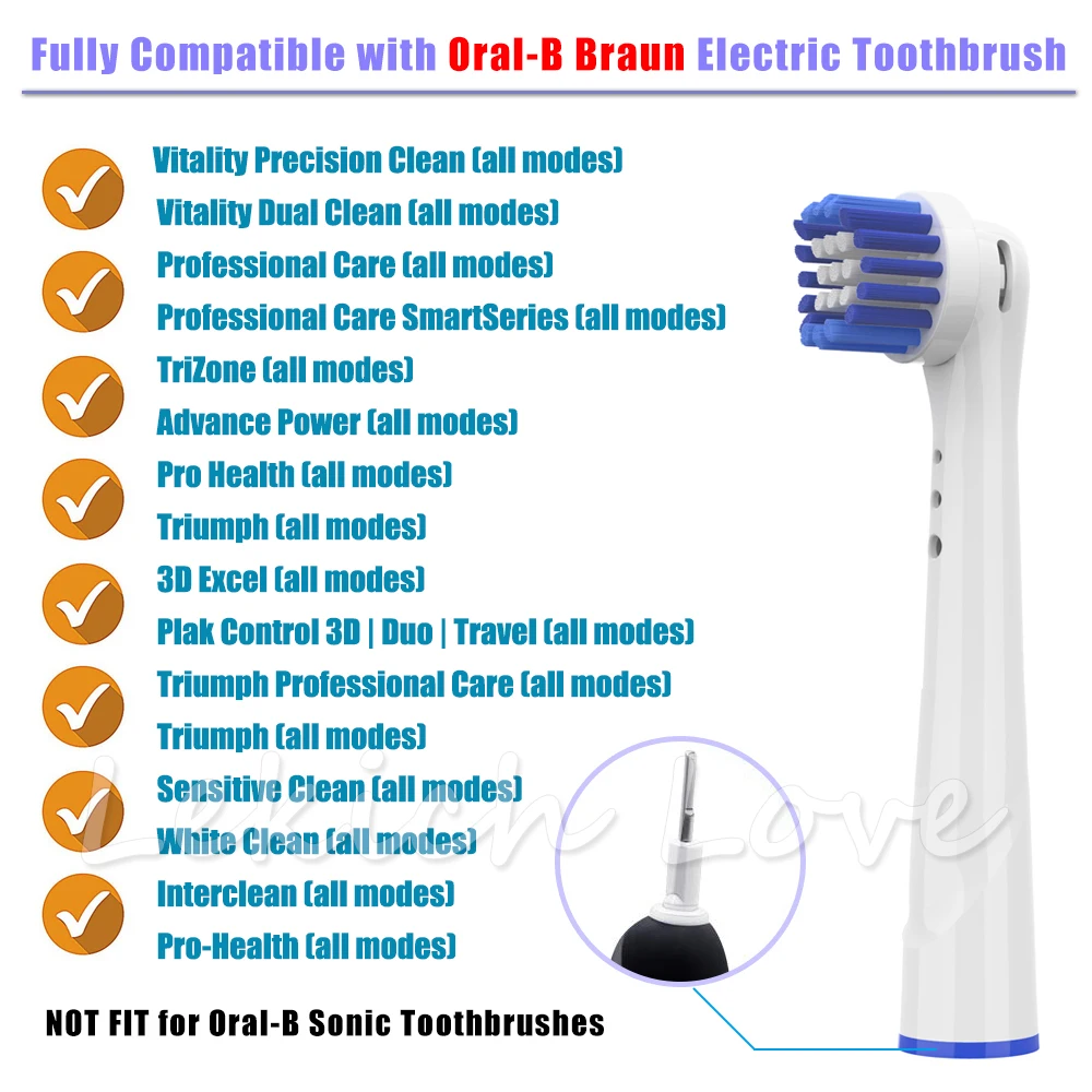 16 pcs Precision toothbrush heads (4)