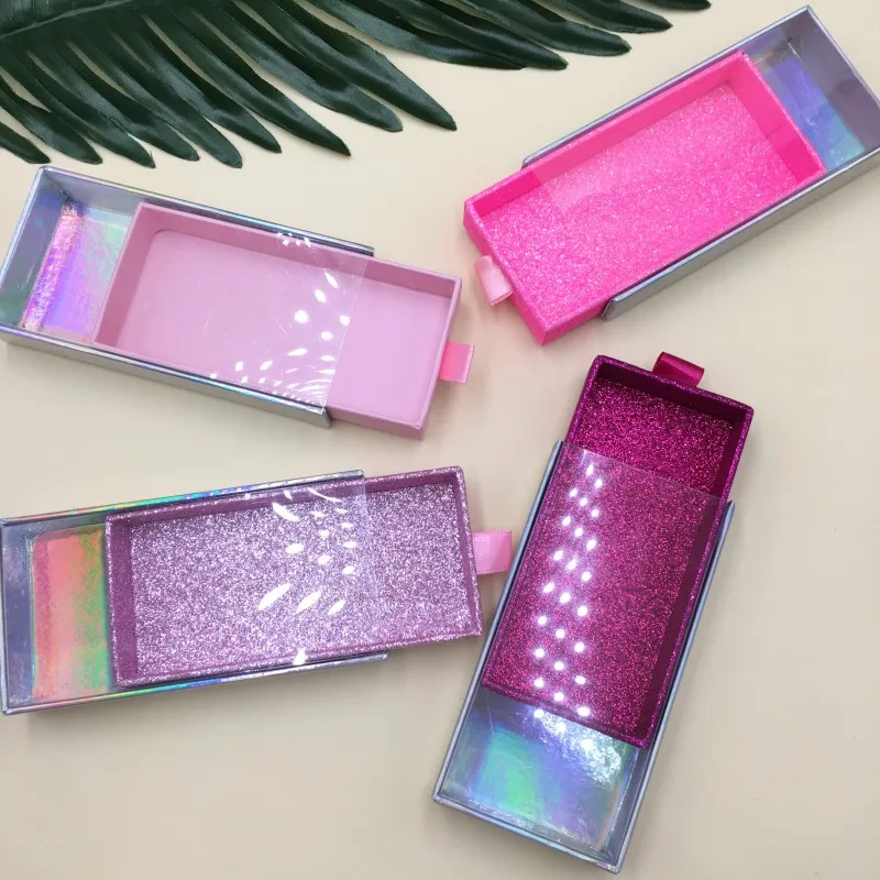New Glitter Eyelash Packaging 10pcs/lot Empty Lash Box for Long False Eyelashes New Glitter Eyelash Packaging 10pcs/lot Empty Lash Box for Long False Eyelashes