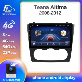 

Android 9.0 Car DVD GPS Stereo Audio Navigation System for Nissan Teana Altima sedan Manual A/C 2008-2012 years Radio player