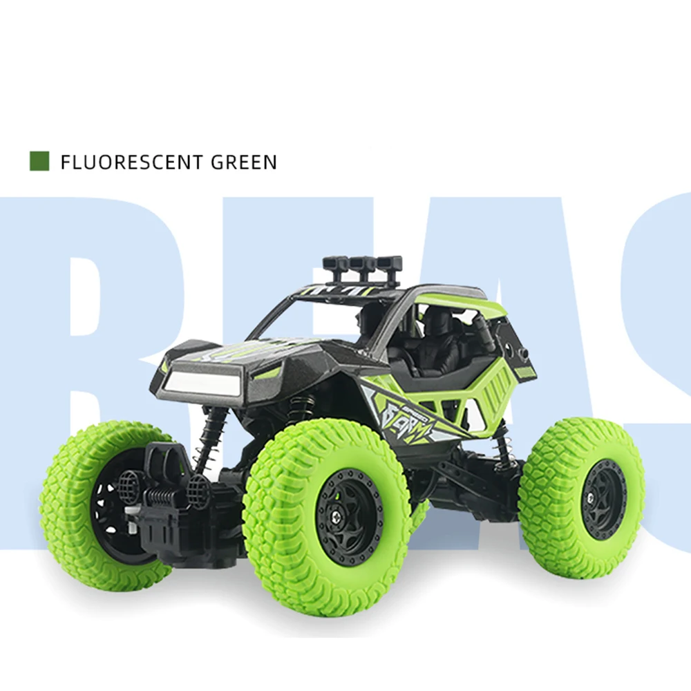 8851E Green Rc Car Off-Road Truck Children 1/20 2.4GHz Remote Control Racing cars with Rechargeable Battery Off-road climbing car - Цвет: 8851E Green