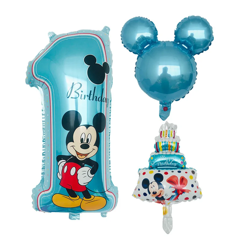 Микки и Минни Маус серии комплект надувные шары mickey Мышь вечерние globos День Святого Валентина день детей день рождения вечерние украшения Детские воздушные шары оптом