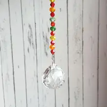 30 мм великолепное Хрустальное стекло Висячие окна фэн-шуй целебная Призма Ловец Солнца Радуга чайник домашний сад Декор