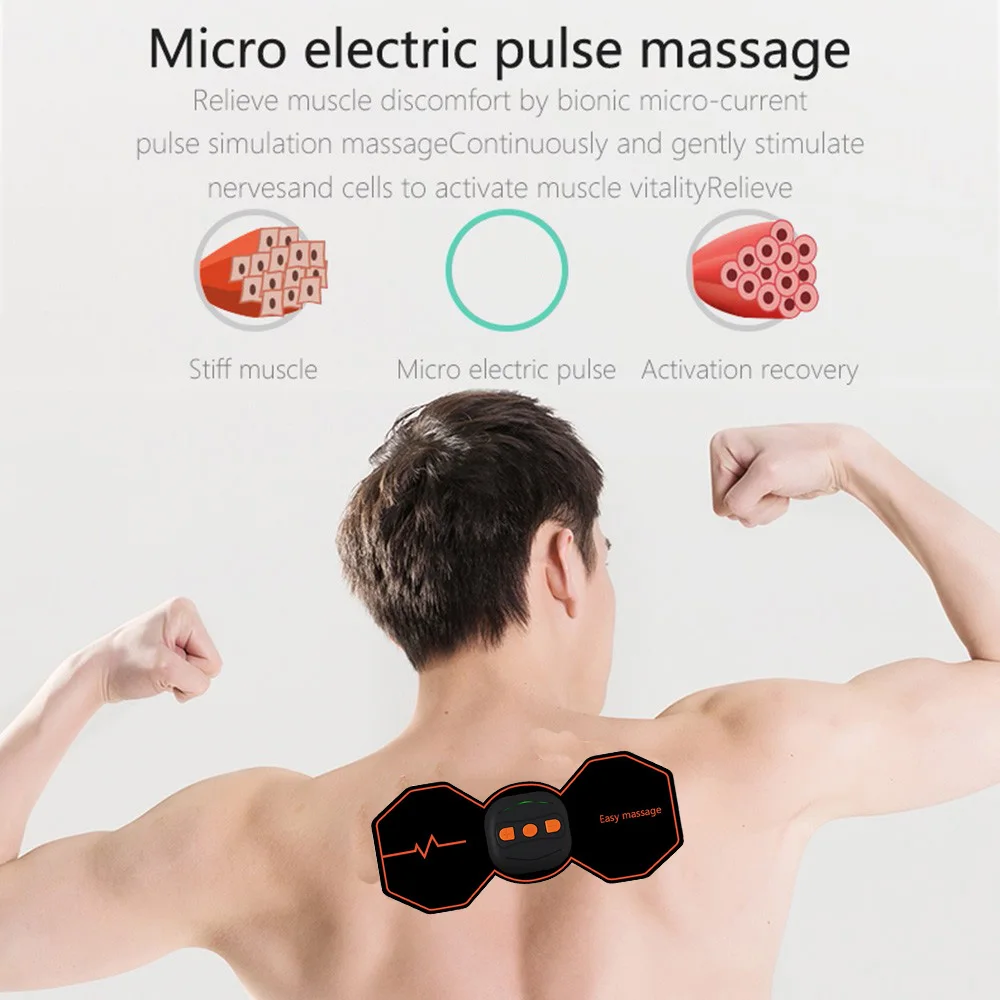 Neck Muscle Trainer Fitness Massage Stimulator Portable Cervical Massager Body Slimming Machine Back Builder Workout for Gym