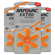 120 шт RAYOVAC батареи для слухового аппарата A13 13A 13 P13 PR48 батареи для слухового аппарата A13