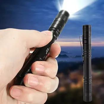 

Dreamburgh New Portable Mini Penlight LED Flashlight Torch Pocket Light AAA Battery Waterproof Powerful Led For Camping Hunting