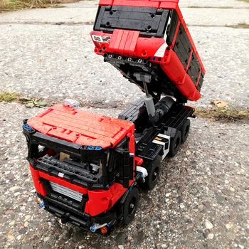 

MOC-19929 Technic Series City Police Truck Building Blocks Sets Ship Vehicle Technic Moc Bricks Toys For Children Kids Xmas Gift
