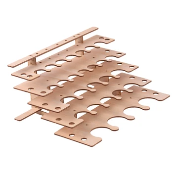 

28 Hole Wooden Pigment Bottles Storage Organizer Color Paints Stand Rack Holder Drawing Storage Tool(42MM/35Mm/25Mm)