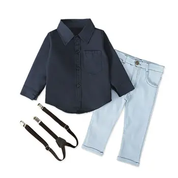 

2Pcs Baby Boys Gentleman Clothes Sets 2020 Summer Wedding Party Birthday Newborn Infant Boy Clothes Tops+Shorts Kids Boy Outfits