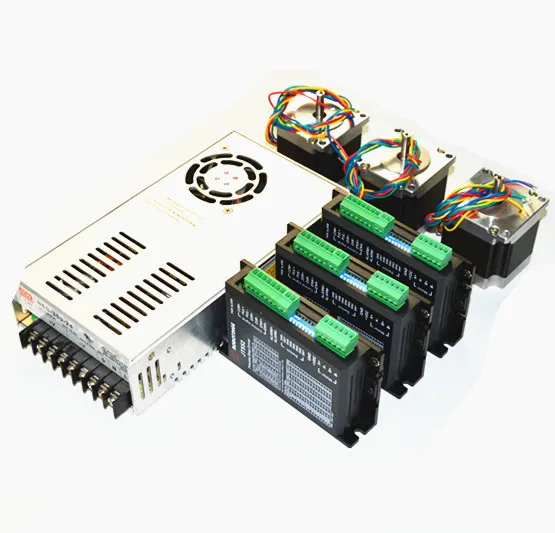 3Axis Nema 23 Stepper Motor 186oz-in 2.8A& Driver JT442 CNC stepper motor driver kit
