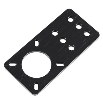 

CNC Machine V Slot Stepper Motor Mount Plate Office Replacement Parts Universal Black Durable Professional For Openbuilds NEMA17