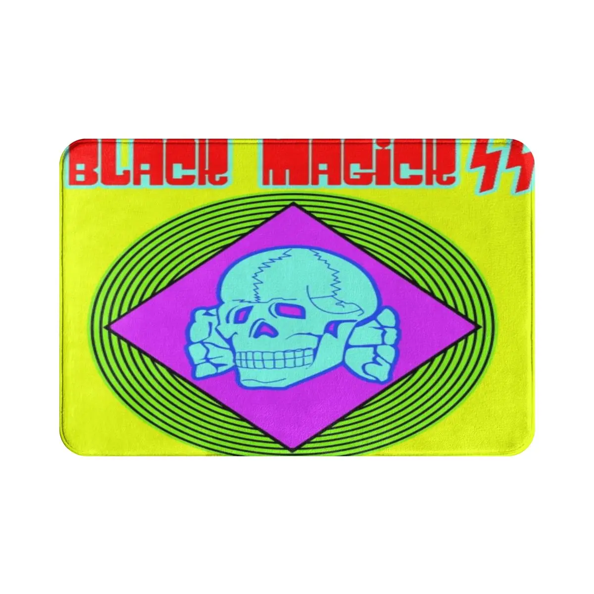 Черный коврик Magick Ss 264 ковер для гостиной Домашний напольный комнаты джутовый