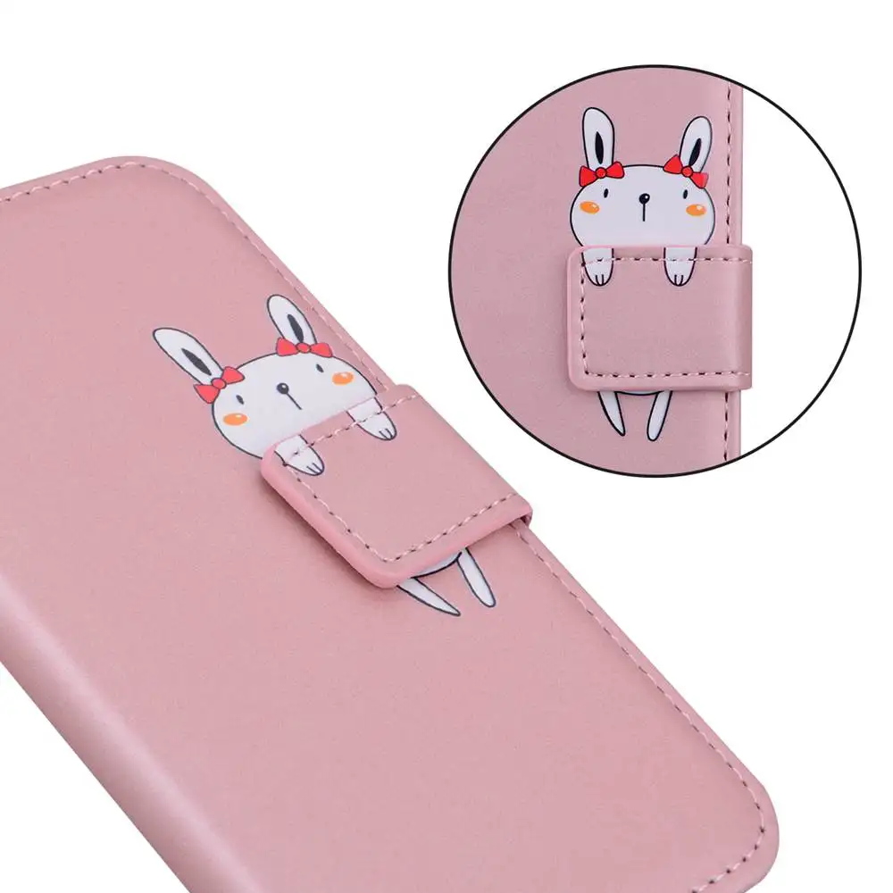 huawei silicone case Cartoon Animal Flip Case For Huawei P40 P30 P20 P10 P9 Mate 20 Lite Pro Cover Case PU Leather Phone Case For P40 P30 Pro Case huawei silicone case