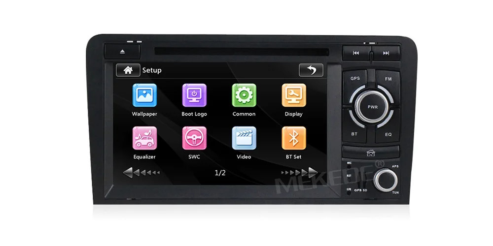 Flash Deal MEKEDE HD Capacitive screen Two Din 7 Inch Car DVD Player For Audi/A3/S3 2002-2011 Canbus Radio GPS Bluetooth 1080P Navigation 15