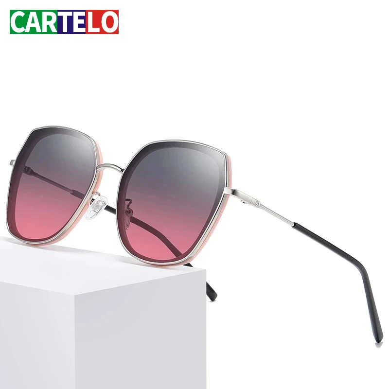 

CARTELO Outdoor Vintage Women Brand NEW Luxury Sunglasses For Women Retro Goggles Fashion Driving Eyewear Polarized Sunglasses