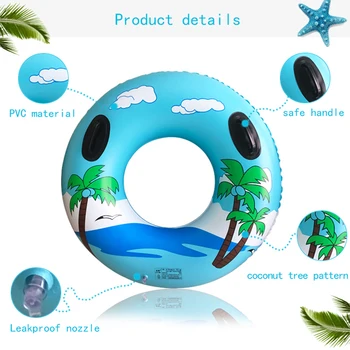 

Swimming Ring Float Summer New Circle Inflatable Rings Thicken Pool Float For Adult Inflatable Swim Circle For Swimming Pool