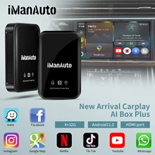 

NEW Wireless CarPlay Android 11 Box 4+32G Car Multimedia Video Box Mirror Link for Mercedes Audi Porsche Volvo Ford Peugeot