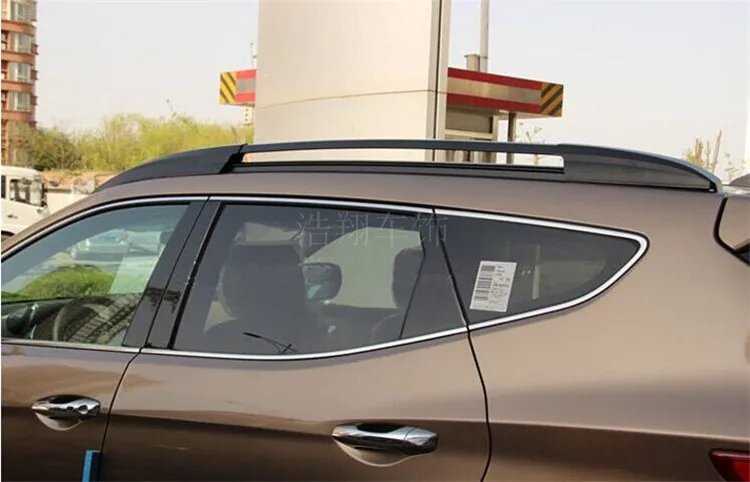 Для автомобильных багажников на крышу, багажная стойка для hyundai Grand SantaFe 2013., высококачественные алюминиевые автомобильные аксессуары