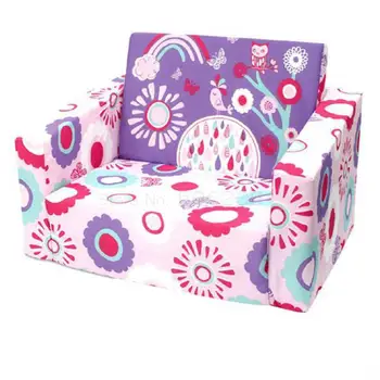 

Children's Sofa Baby Sofa Bed Cartoon Cloth Art Lovely Removable And Washable Australian Flipout Sofa