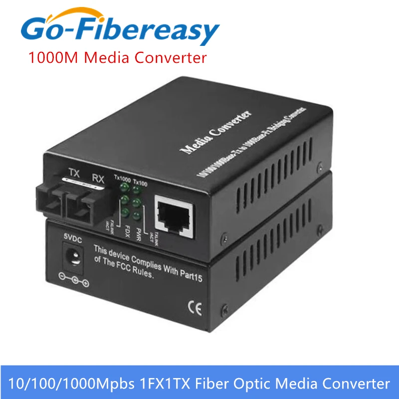 Гигабитный оптоволоконный медиа-конвертер Мбит/с | Мобильные телефоны и