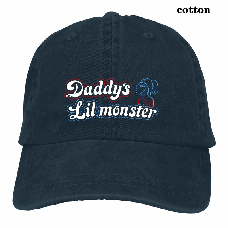 Daddy's Lil Monster бейсбольная кепка для мужчин и женщин, Кепка-Дальнобойщик, модная Регулируемая Кепка - Цвет: 3-Navy