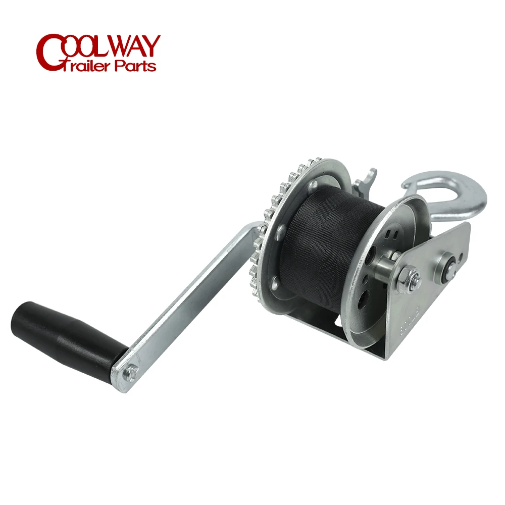 Hand Winch CAP 600 LBS 4.5 M Extra Long High Quality Synthetic Strap Webbing Car Boat Trailer Parts