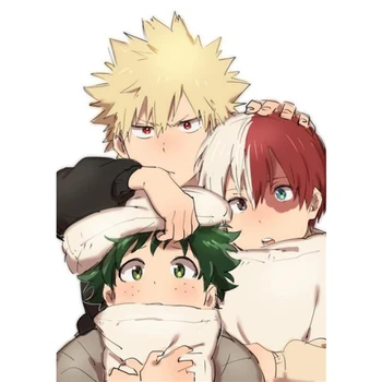 

My Hero Academia Poster Fan Gift 42*30CM Cute version All character avatars