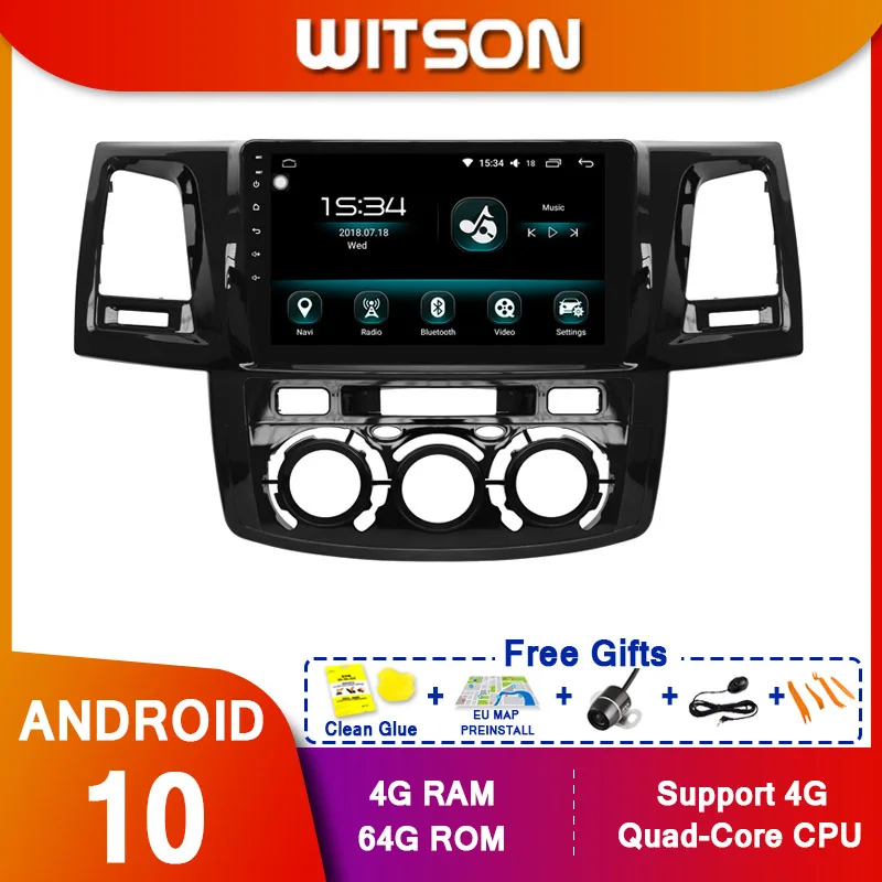WITSON 10 2 &quotFULL HD сенсорный экран Android 0 Восьмиядерный Автомобильный GPS