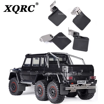 

4Front and rear rubber mudguards with metal support, 1 / 10 RC tracked vehicle trx-4 G500 trx6 g63 mudguard DIY upgrade parts