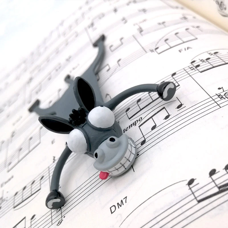 3D стерео мультфильм милые животные закладки милый Кот ПВХ материал забавные ученики детские школьные канцелярские принадлежности для детей подарок