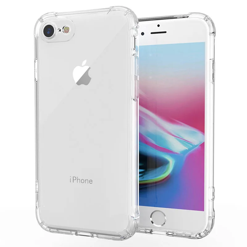 Ультратонкий Прозрачный мягкий ТПУ чехол для телефона iPhone Se прозрачные чехлы 11 Pro