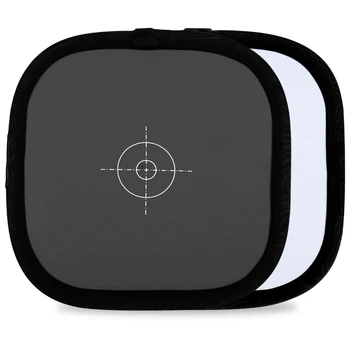 

12 Inch x 12 Inch (30 cmx 30 cm) White Balance 18% Gray Reference Reflector Grey Card with Carry Bag [Folded Version]