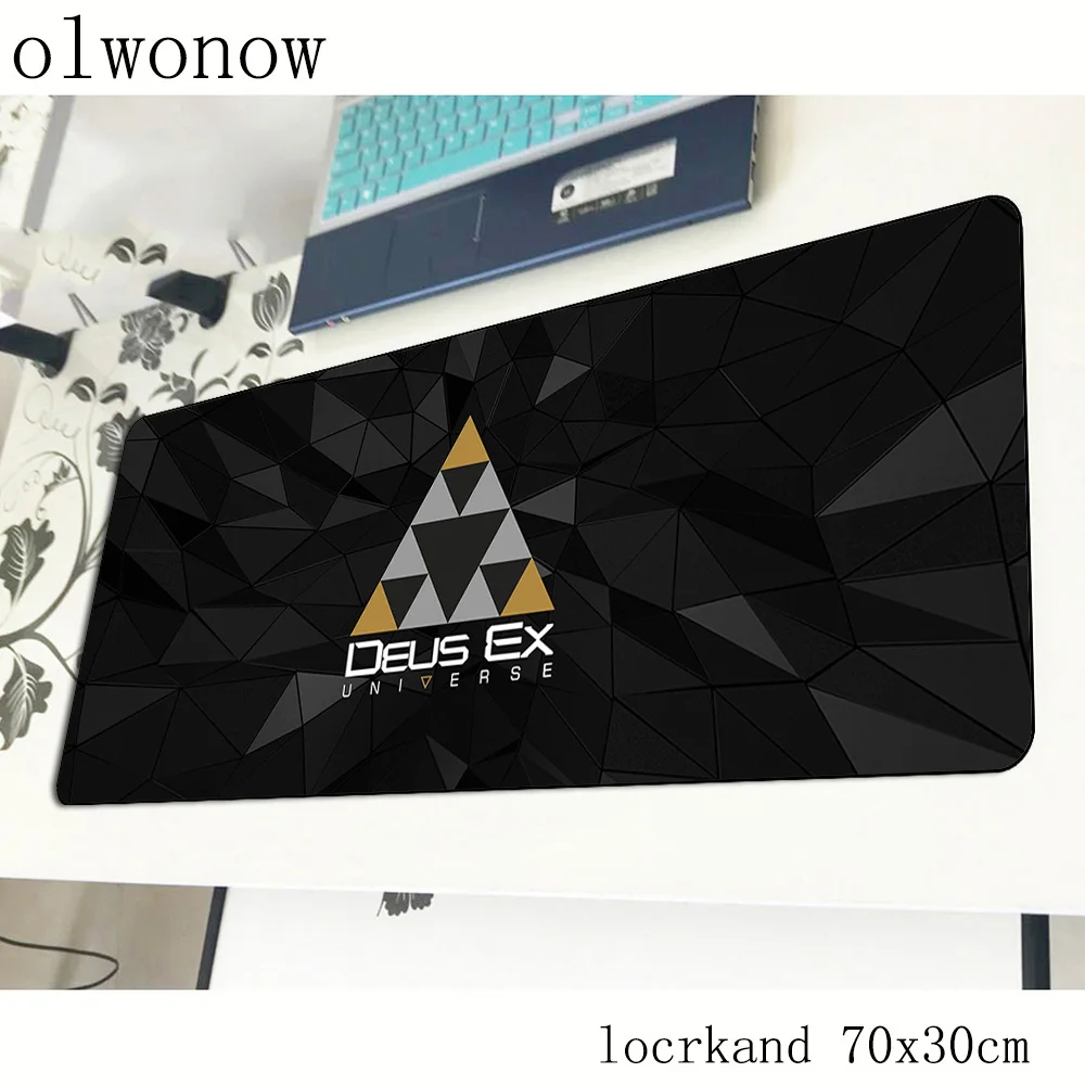 Deus Ex mousepad gamer wrist rest 700x300x3mm gaming mouse pad notebook pc accessories laptop anime padmouse ergonomic mat