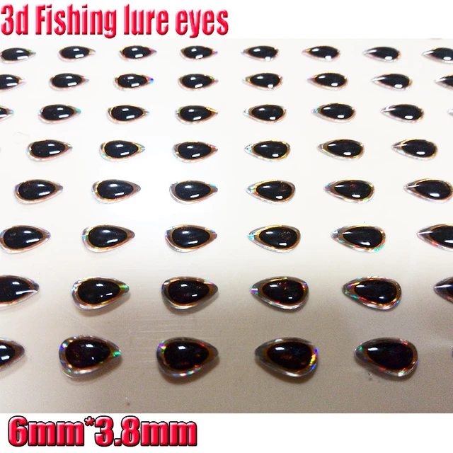 2021NEW fishing lure eyes triangular shape three color 3d lure