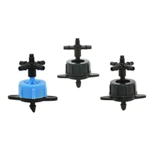 Gotejadores de 4l 8l, 2 peças, 4 vias, emissor de gotejamento, regulataião de debite de água, no sistema de flecha, gotejador 10 peças de pçs