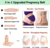 Maternity Brace Protector Care Abdomen Support Belly Clothes Pregnant Women Waist Belt  Waist Band Back Ropa Pregnancy 4