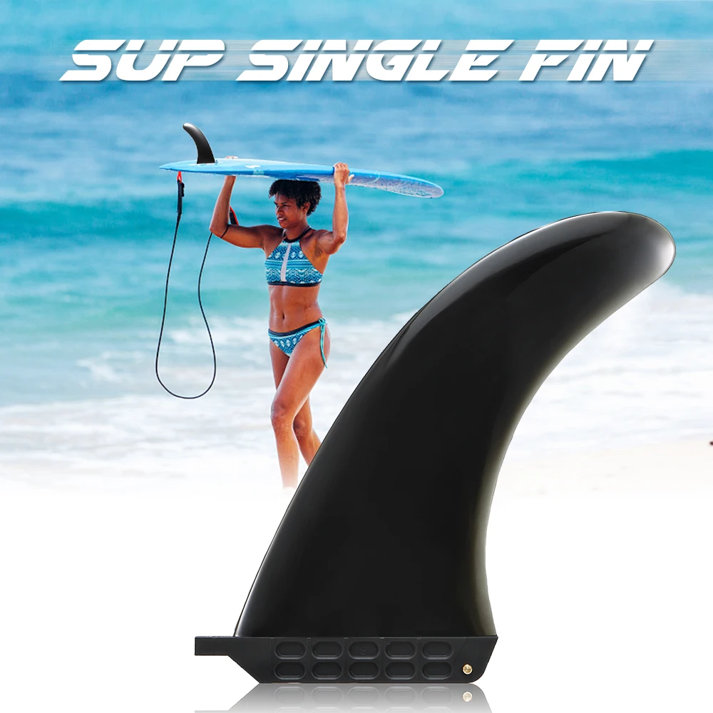 SUP одно плавник центральное ребро Мягкий ТПУ Лонгборд доска для серфинга Paddleboard Fin 8 ''/9''