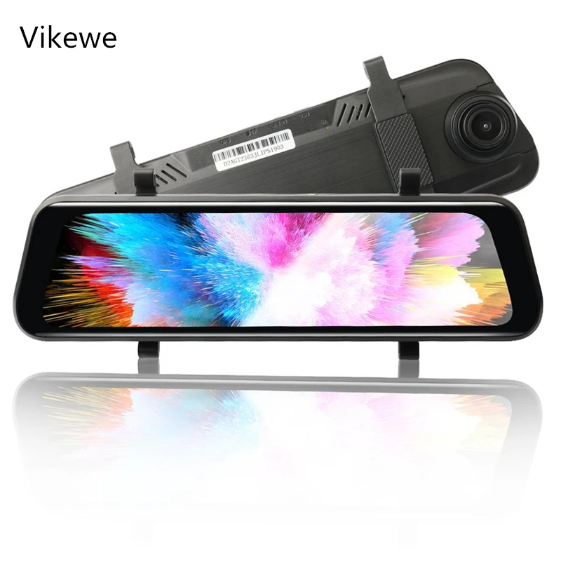 Vikewe 9,66 дюймов Full HD 1080P сенсорный экран Автомобильный видеорегистратор зеркало заднего вида видеорегистратор g-сенсор Автомобильный видеорегистратор Портативный