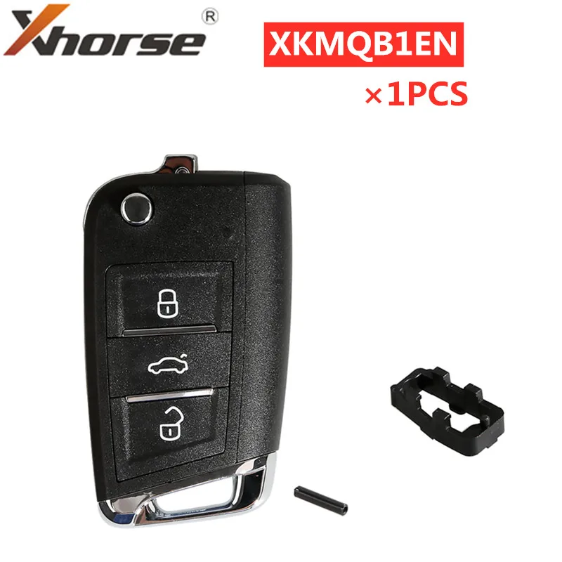 Xhorse XKMQB1EN для V-W Стильный флип-ключ транспондера 3 кнопки 1 шт. |