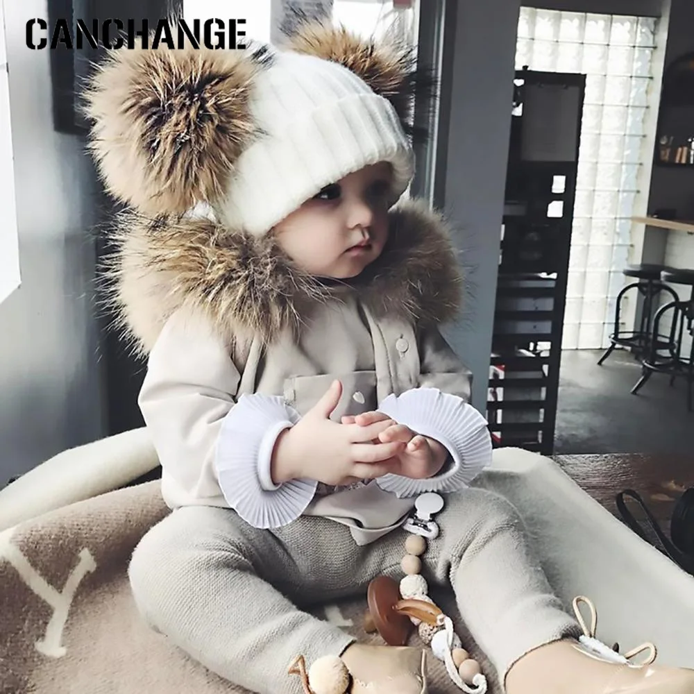 Новинка года; зимняя шапка; детские вязаные шапочки Skullies; мягкие хлопковые шапки с помпонами для мальчиков и девочек; милые теплые шапки для детей; сезон осень-зима
