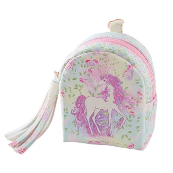 

Mini Zipper Coin Purse Bag Small Wallet Shaped Coin Purse Pendant Fashion Tassel PU Leather Handbag